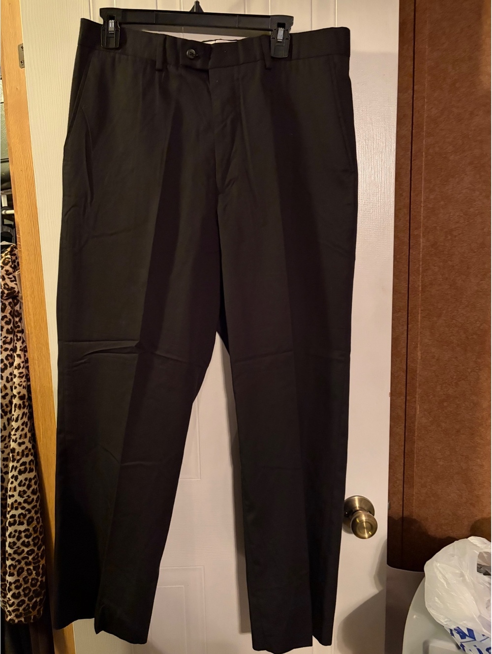 Louis Raphael Tailored Men's Black Dress Pants Size 34x30